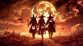 Dark and Moody Aesthetic Witch Halloween Wallpapers