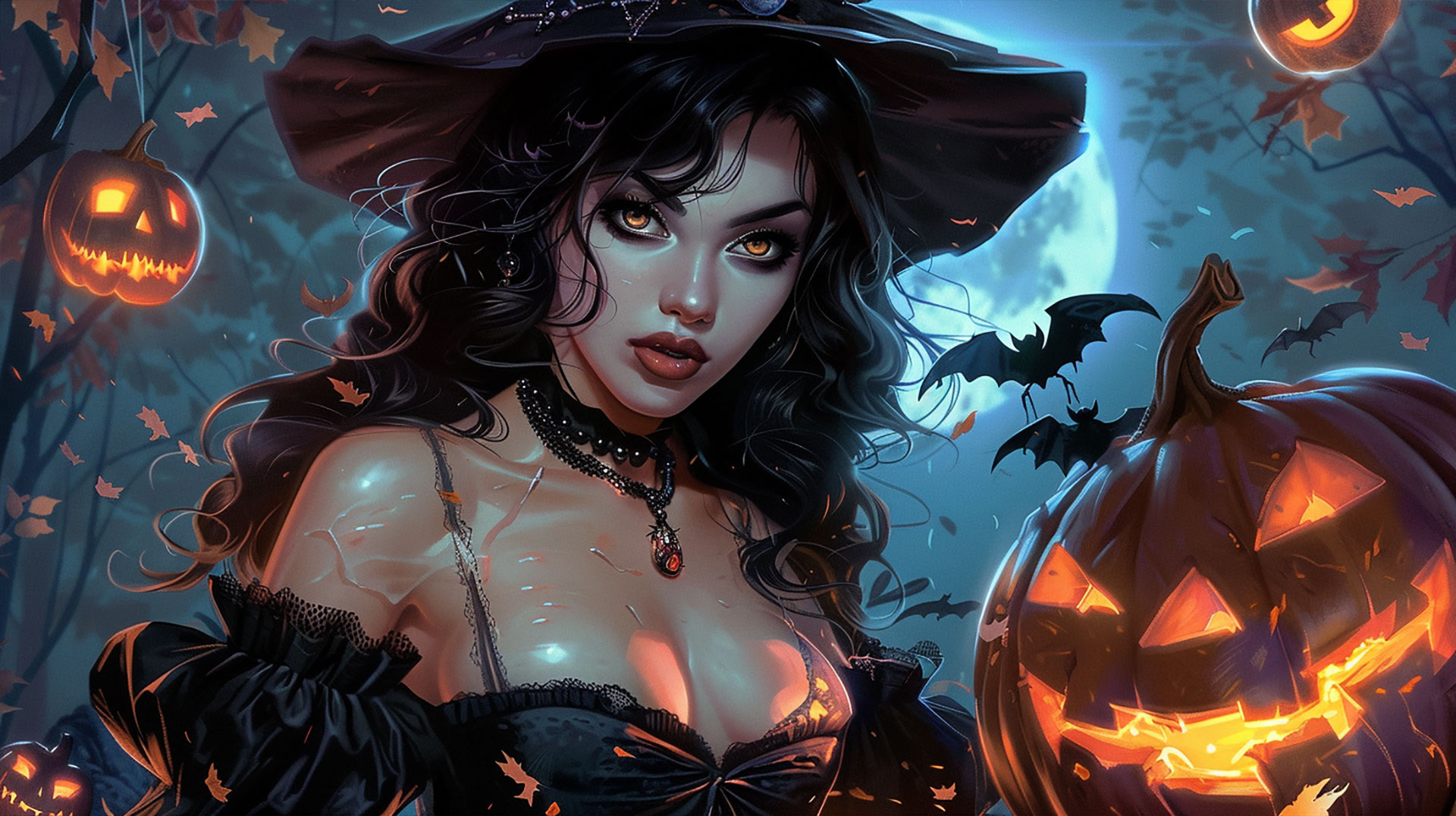 Rustic Aesthetic Witch Halloween Wallpapers