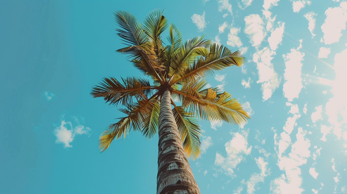 Download 8K Beach Palm Tree Stock Photos for Background