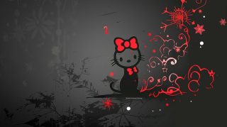 Download Free Black Hello Kitty Christmas Wallpapers