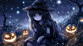 Happy and Fun Cute Witchy Halloween Wallpapers