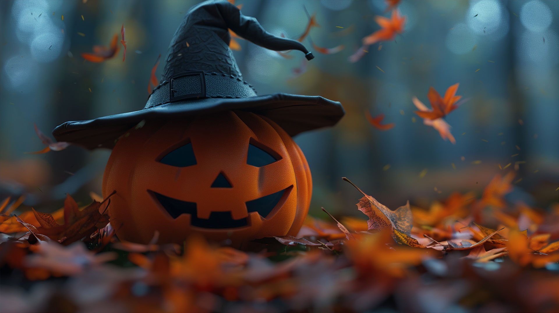 Playful Cute Witchy Halloween Desktop Images