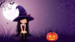 Cute Witchy Halloween Desktop Wallpaper Collection