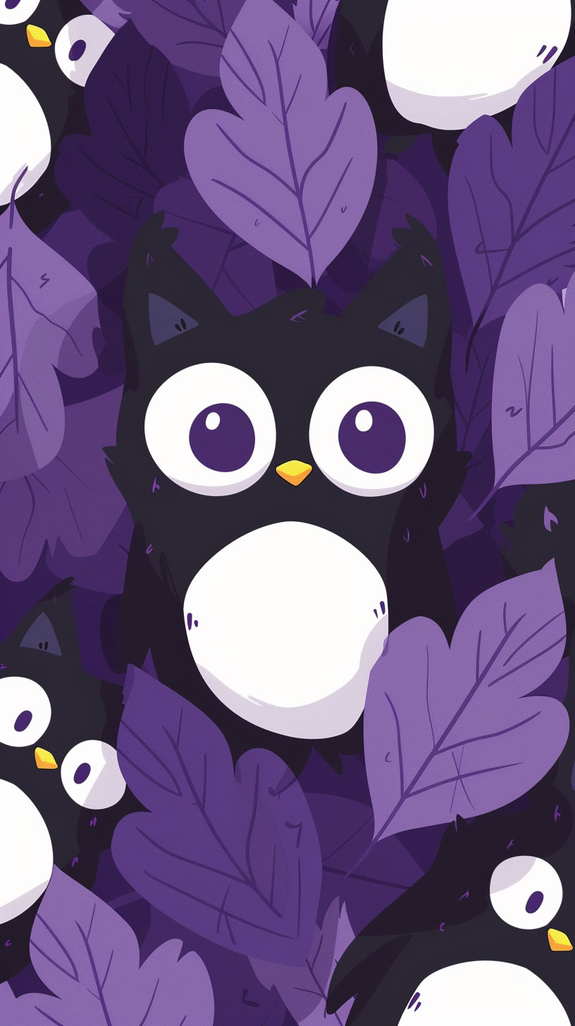 Cartoon Style Cute Witchy Halloween Phone Backgrounds