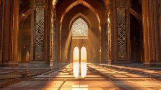 Stunning AI Wallpaper of Islamic Architecture in HD