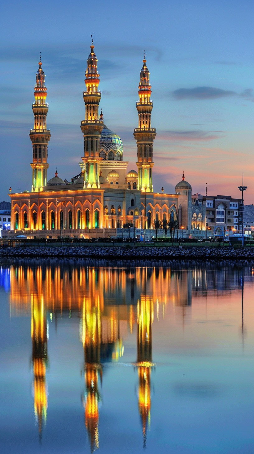 Elegant Photos of Islamic Architecture for Mobile Displays