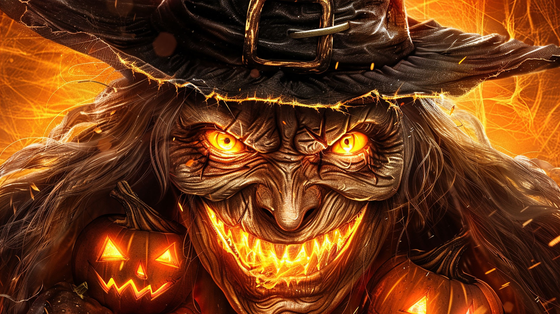 Whimsical Halloween Witch Wallpapers