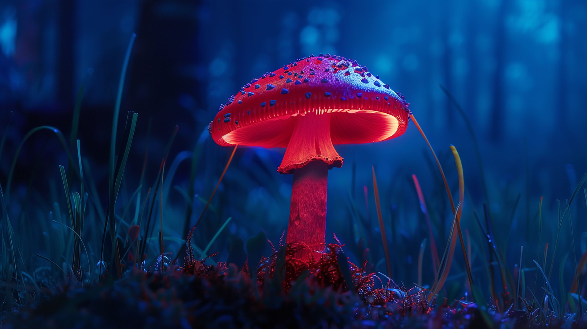 Aesthetic Mushroom 4K Laptop Background