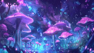 Mushroom Aesthetic HD Wallpaper for Laptops