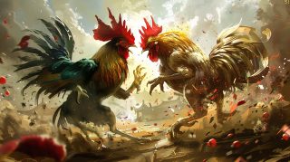 Free ultra HD rooster fight stock pictures