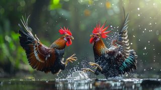 Download rooster fight royalty-free pictures