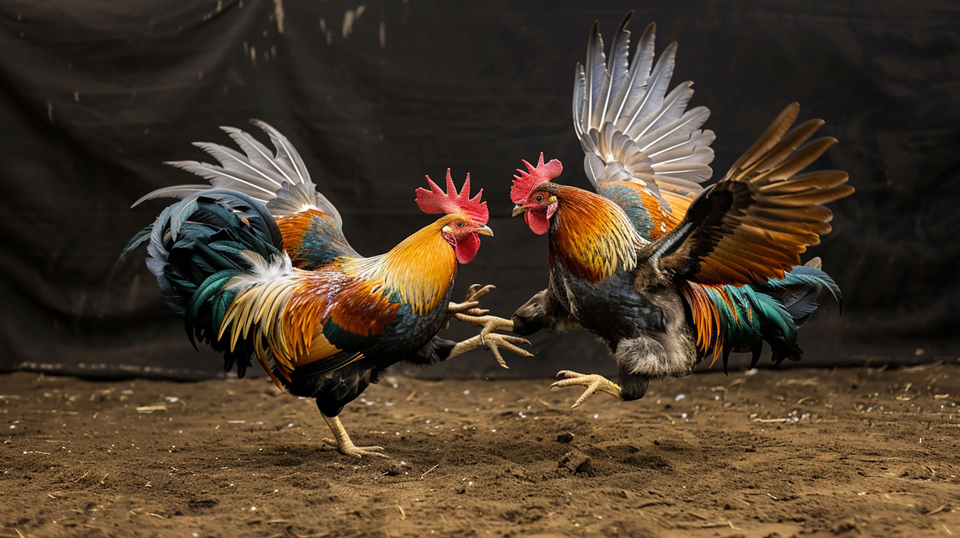 4K royalty-free images of rooster fights