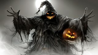 Haunting Scary Halloween Witch Desktop Backgrounds