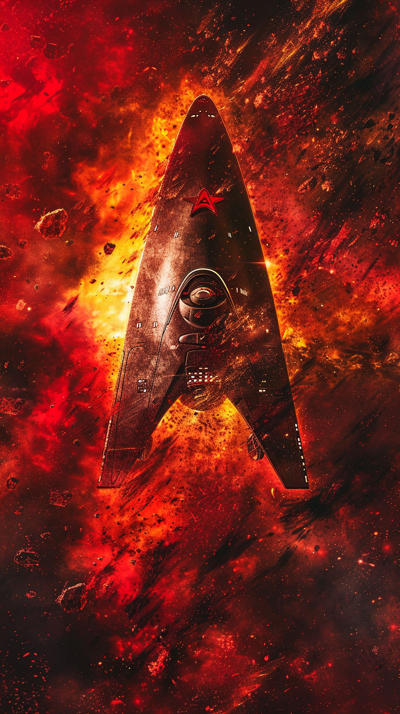 Stunning Star Trek iPhone Lock Screen Wallpaper