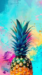 Colorful Abstract Pineapple Photo for Your Mobile Device