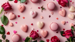 Abstract Pink Aesthetic Valentine's Day Wallpaper