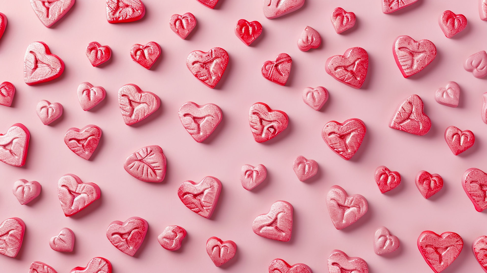 Vintage Pink Aesthetic Valentine's Day Wallpaper