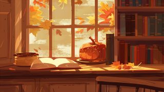 Rustic Thanksgiving Vibes: Aesthetic Desktop