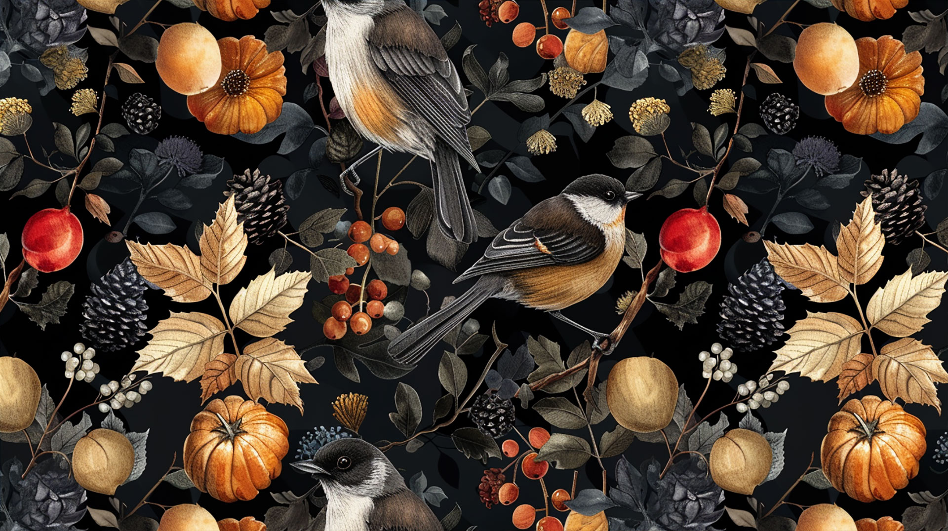 Warm Tones: Aesthetic Thanksgiving Wallpaper