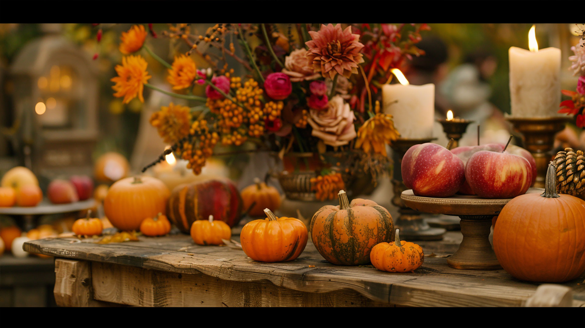 Vintage Thanksgiving Charm: Aesthetic Wallpaper