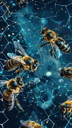 Stunning Mobile Wallpapers of AI Bees for Android Phones