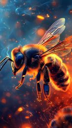 Download AI Bees High-Resolution Wallpapers for Your Mobile