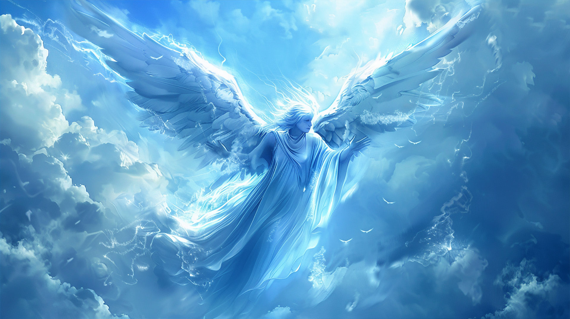 Divine Presence: Angels in Heavenly Scenes