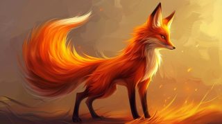 Free Stock Photos of Anime Red Foxes Wallpaper