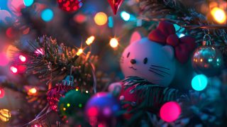 Anime Christmas Hello Kitty Wallpaper for Your Desktop