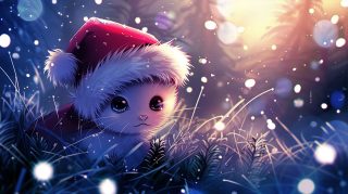 High-Quality Anime Christmas Hello Kitty Wallpapers