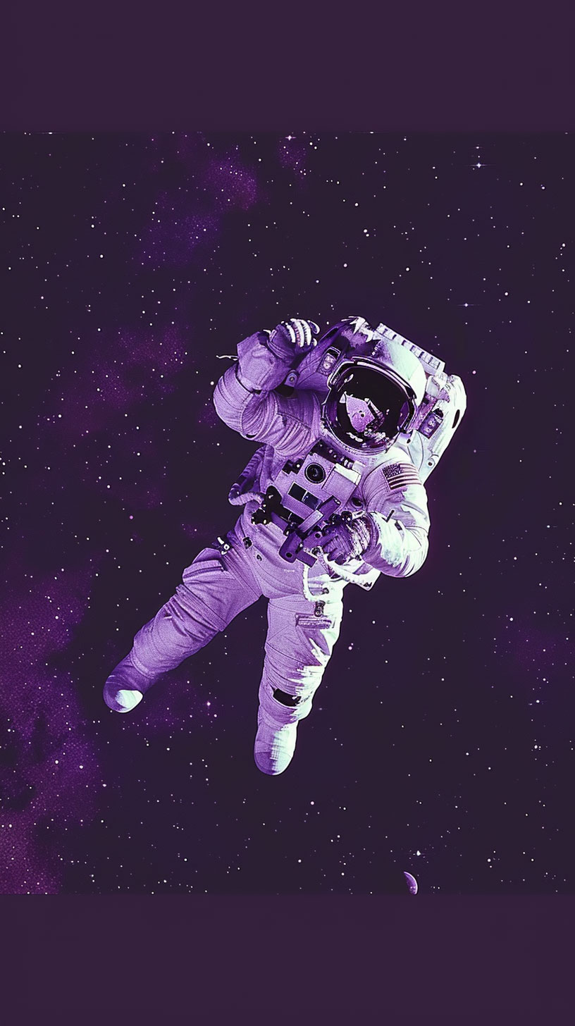 Cosmic Astronaut Wallpapers: Download for iPhone and Android