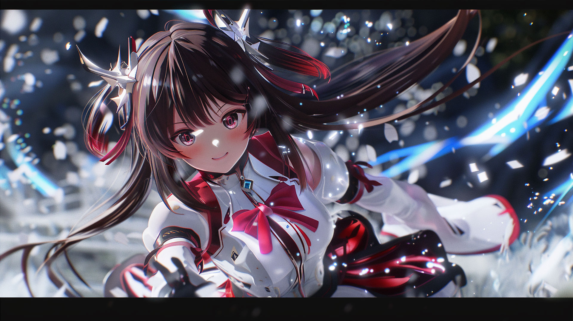 Azur Lane x Kizuna AI: HD Gaming Wallpaper