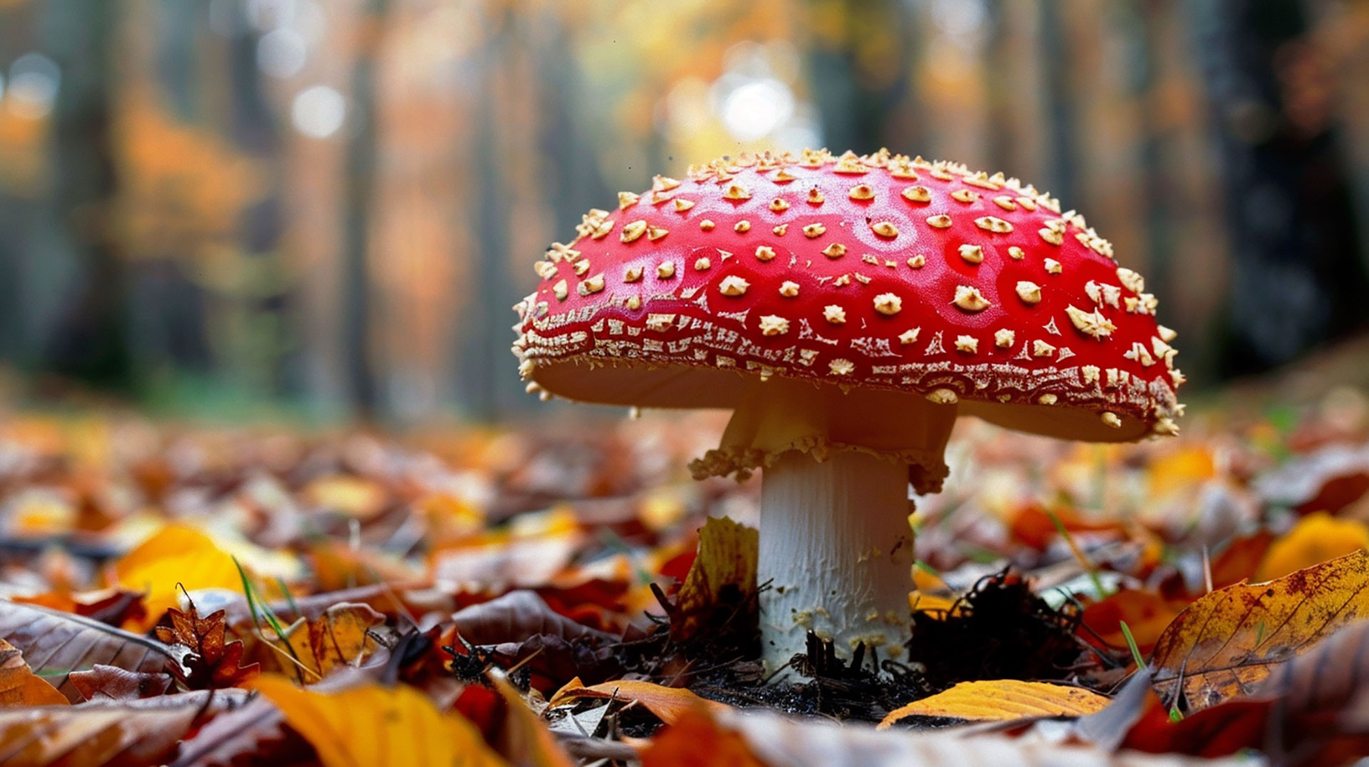 Adorable Mushroom 4K Wallpaper for PCs