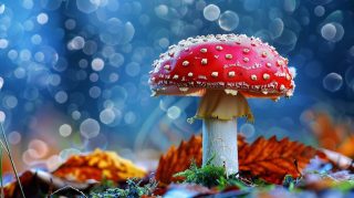 Aesthetic Cute Mushroom Background Images