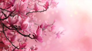 Free Download: Background Pink Flower Wallpaper