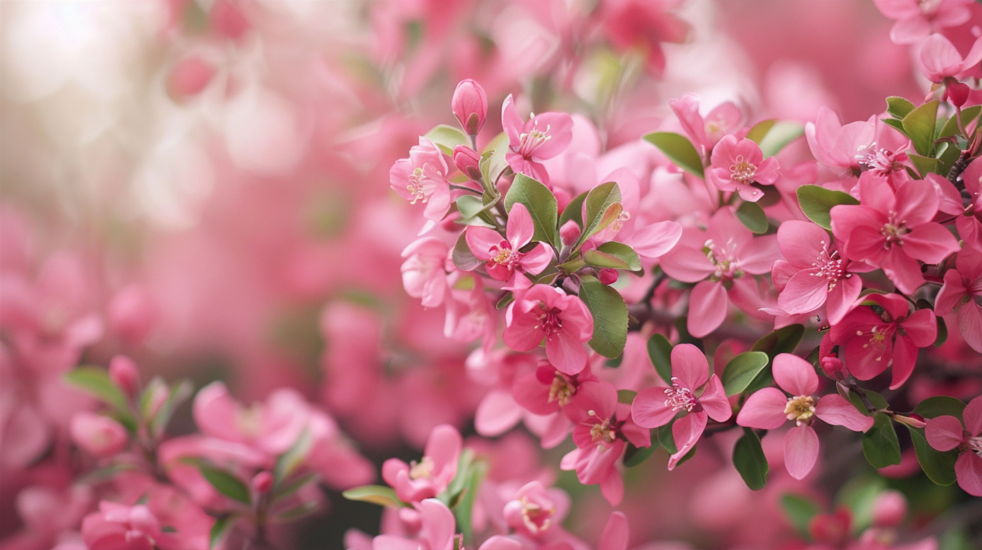 Background Pink Flower HD Wallpaper