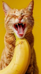 Hilarious Banana Cat Meme Wallpaper HD