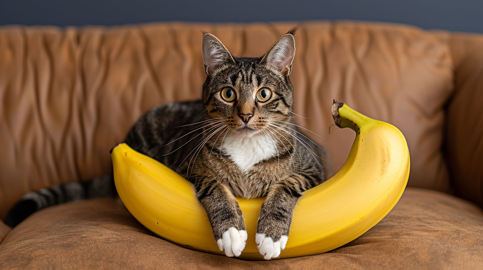 Cute Banana Cat Meme Desktop Wallpaper