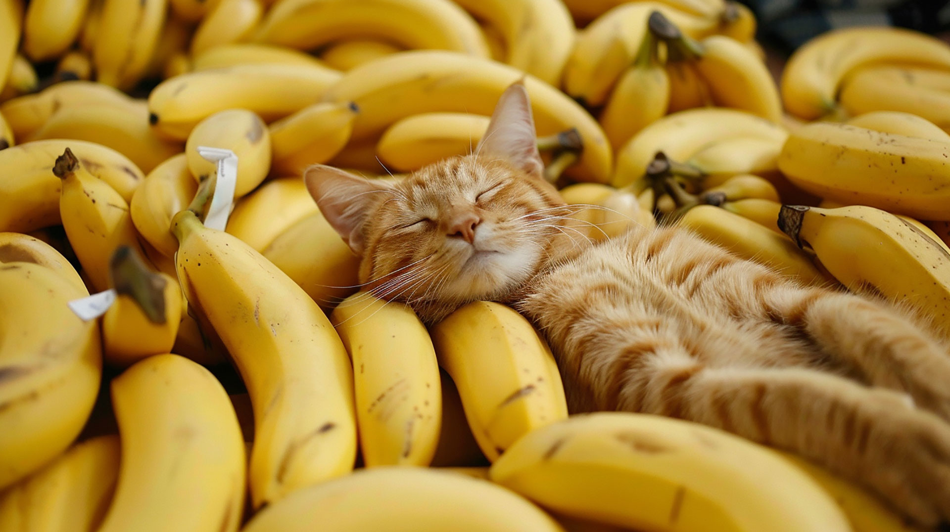 Cute Banana Cat Wallpaper HD