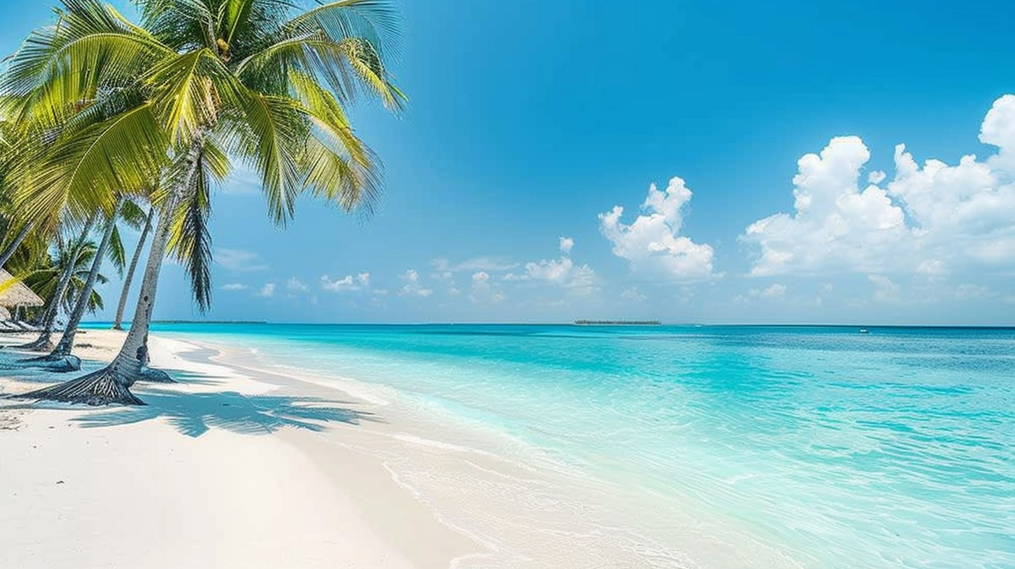 Beach Paradise: HD Wallpaper of Turquoise Water