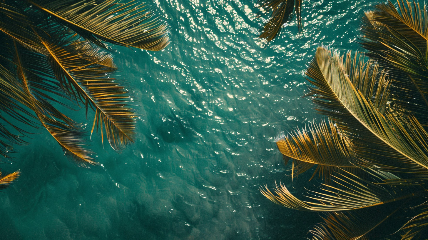 Vibrant Turquoise Waters: Free Wallpaper for Desktop