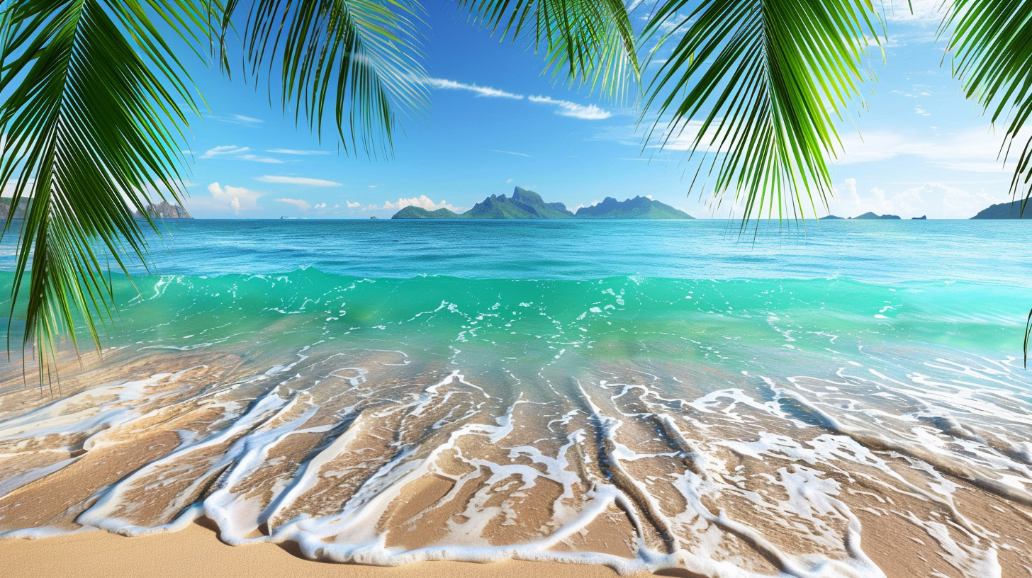 Download Free HD Wallpaper of Tropical Oasis