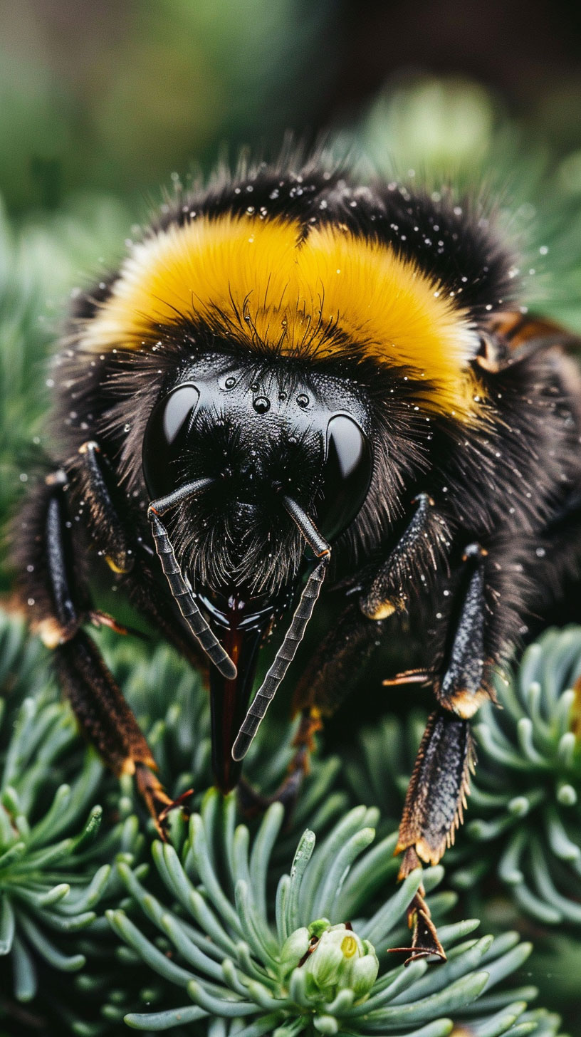 Nature's Beauty: Bee Images as Mobile Wallpapers