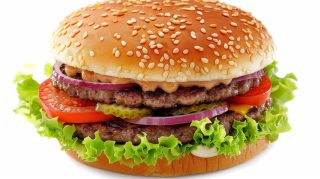 Beef Burger Wallpaper â€“ Free HD Digital Background for PCs