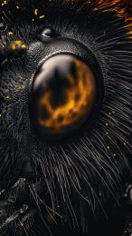 Download Free Black Bee Digital Background for iPhone