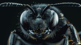 Black Bee Wallpaper: Stunning HD Digital Background Collection