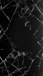 Unique AI-Generated Broken Phone Screen Wallpaper