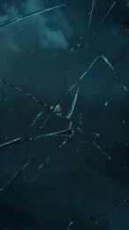 AI-Crafted Broken Phone Screen Wallpaper 8K