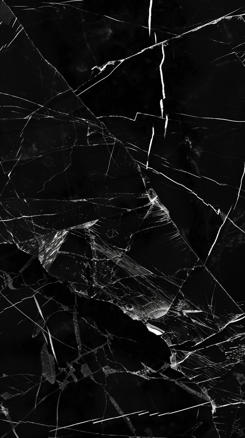 Broken Phone Screen Wallpaper in 8K Resolution