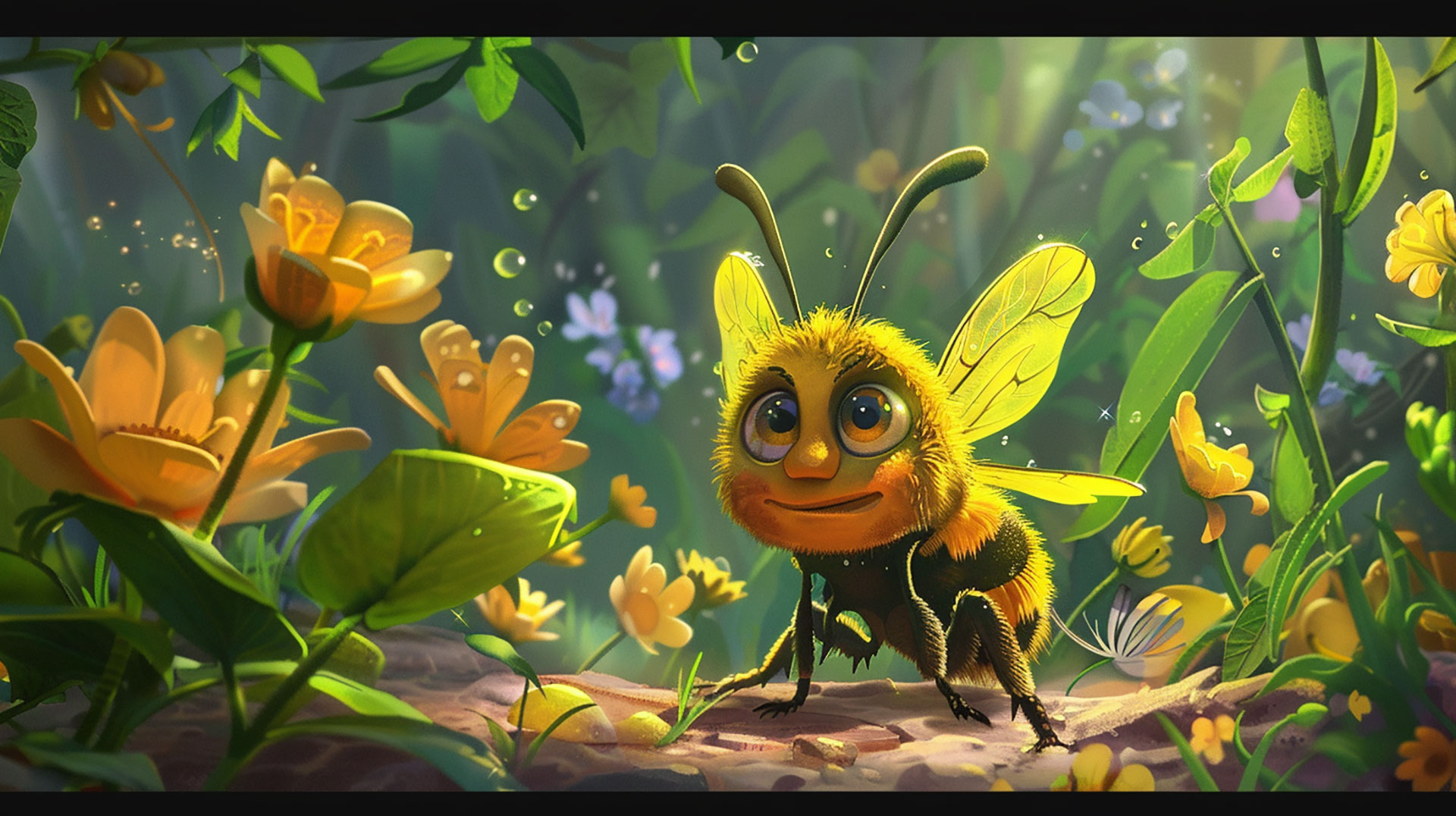 Cartoon Bee Pictures for Stunning PC Wallpapers